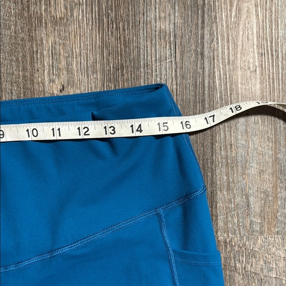 Stylish Blue Women's Yoga Pants - Picture 6 of 8